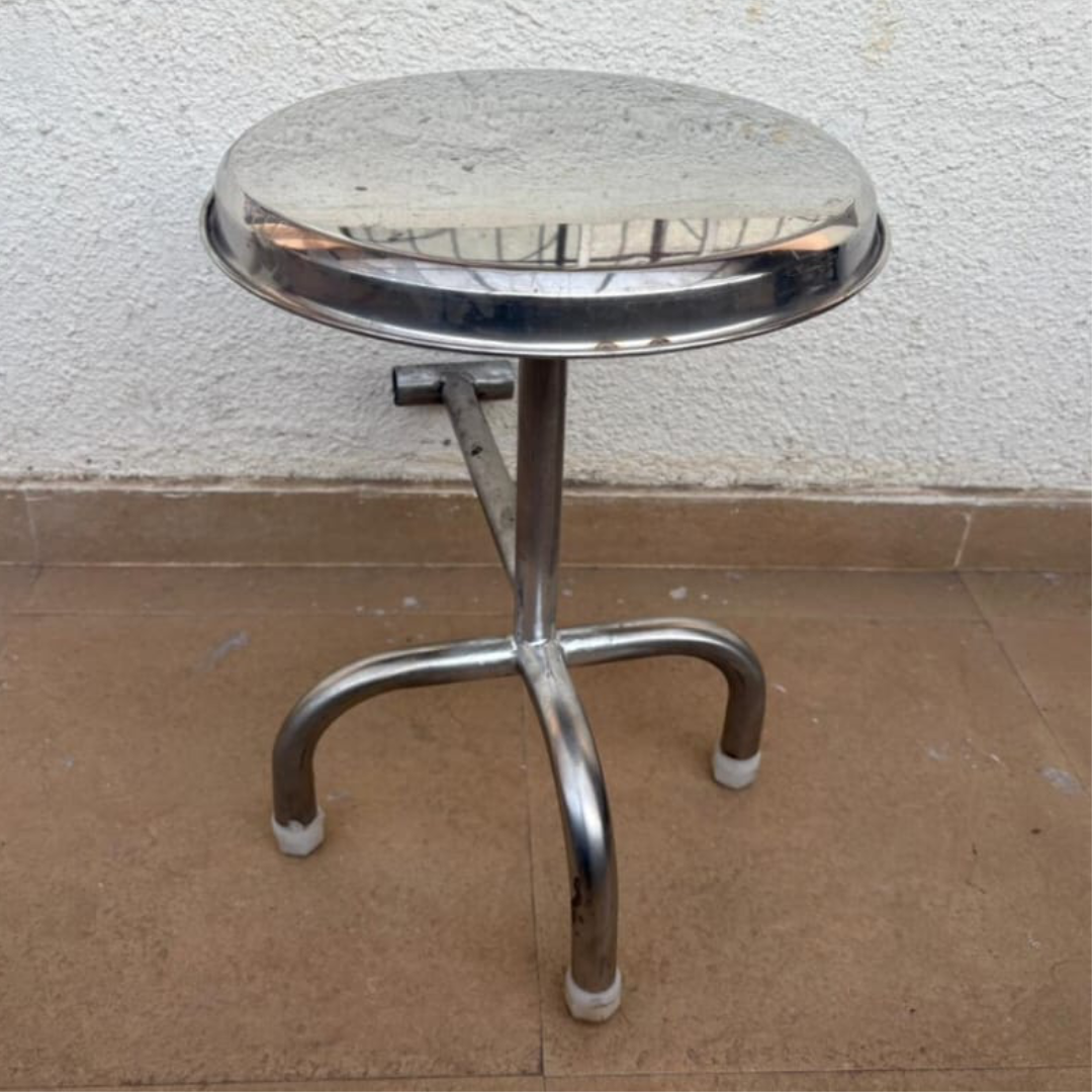 3 Stainless Steel Canteen Table Stool - Image 1