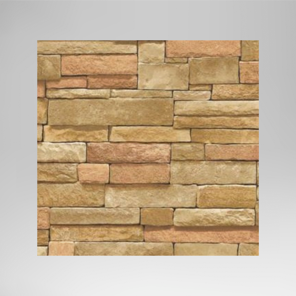 BIKRRI SBM TILE AND STONE BUY Beige Stacked Stone Design TILE AT LOW COST