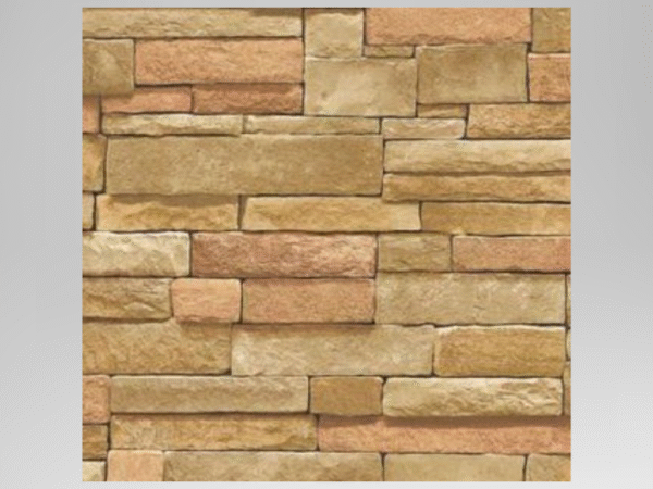 BIKRRI SBM TILE AND STONE BUY Beige Stacked Stone Design TILE AT LOW COST
