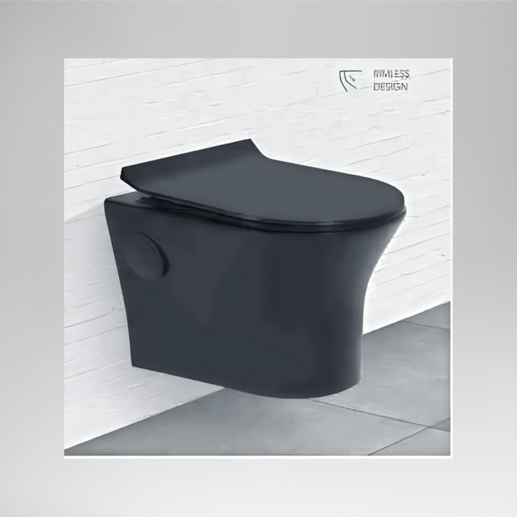 BIKRRI SBM CP SANITARY AND PLUMBING BUY COMMANDER BLACK GLOSSY COMMODE AT LOW COST