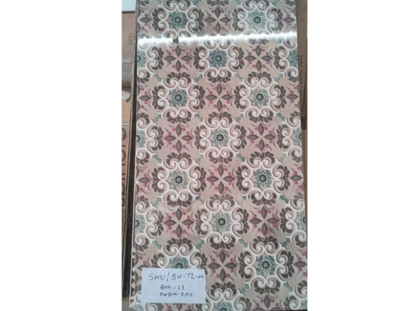 Multi-color Motif Design Wall Tile
